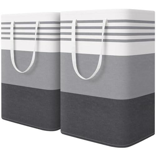 WOWBOX 2-Pack Laundry Hampers - 33% Off, Large Capacity & Foldable