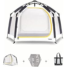 Veer Basecamp Bundle | Includes Basecamp Portable Pop Up Play Yard, Cushioned Air Pad, and Waterproof Adventure Tote