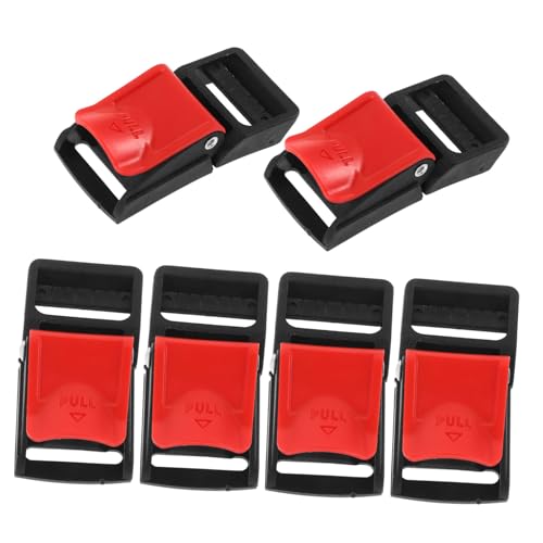 DECHOUS 6pcs Buckles Quick Release Kit Durable Replacement Accessories for Various Helmets Safe Stylish Design for Enhanced Convenience