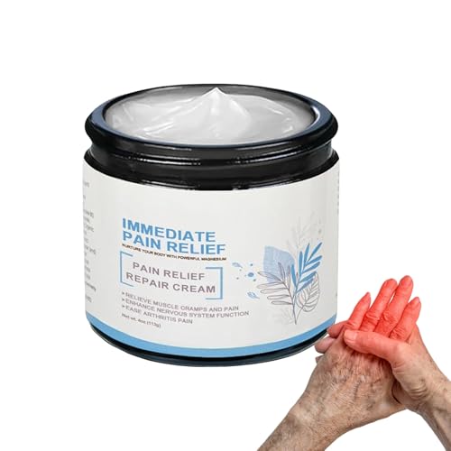 Crema De Magnesio, 113g Crema Para El Allvio Instantáneo Del Dolor Articular, Bálsamo De Magnesio Calmante Profesional Para Dormir, Gel Hidratante Sueve Para La Terapia Articular, Para Mujeres Hombres