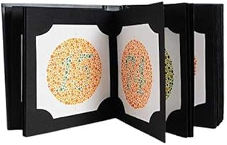 Ishihara Test Chart Books for Color Deficiency 38 Plates 2018 Edition with User Manual and One Eye Occluder