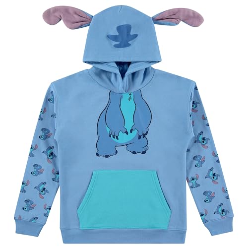 Image of Disney Girls Lilo & Stitch Cosplay Hoodie Set - Stitch Hoodie and Shorts Set -Little and Big Girl Sizes 4-16