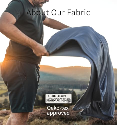 Forro de Bolsa de Dormir Litume Velvet para Clima Frío, Estilo Momia con Cremallera, Añade 14°F miniatura 5