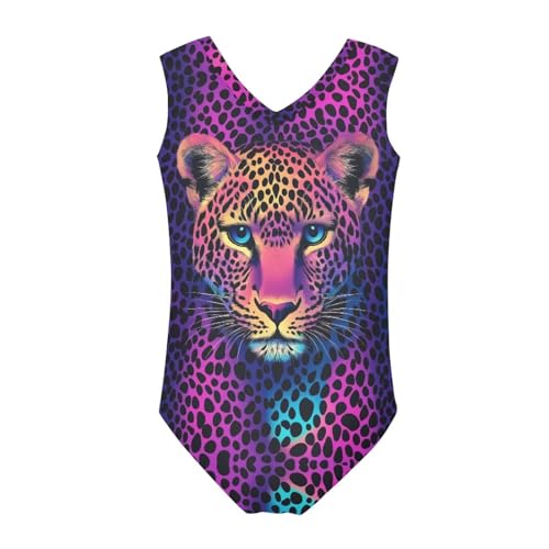 Image of Girls Bathing Suit Size 3-14 Swimsuits for Girls One-Piece Swimwear Summer V-Neck Sleeveless