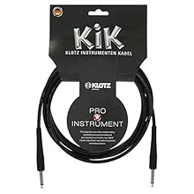 Right Nickel 6.35mm Jack Plug with 2 Point Touch Screen PVC indestructible copper, cable with diameter of 6.1 mm 3 m long For guitar, bass and keyboards