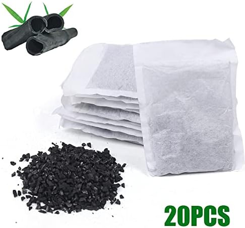 Charcoal Water Filter 20pcs Activated Carbon Filter for Distiller Activated Charcoal Carbon Filter Sachets for Pure Water Distillation Home Distiller Replacement Bags Packs