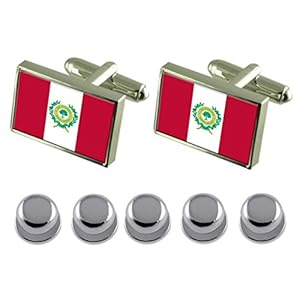 Select Gifts Hemdjurk Studs Raleigh City USA Vlag Manchetknopen