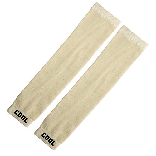Image of Cotson Skin Cotton Arm Sleeves for Men Women Sun Protection (Pack of 1 Pair)