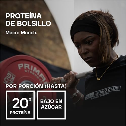 Barrita proteica ópimo para llevar en la mochila de gimnasio Bulk Macro Munch 12 unidades 3