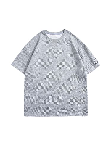 Ensemble homme gris contre la chaleur : chemise manches courtes style urbain