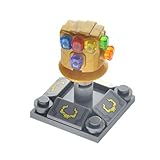 Infinity War Thanos Gauntlet with 6 Stones and Base