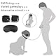 Urinal Piss Trichter Ball Gag Mundknebel mit Urin Katheter Penishülle,Fetisch Knebel Mund Extrem,Bondage Fesseln Handschellen,Augenmaske Schwarz,BDSMs Spielzeug (Schwarz Gag + Transparent Sleeve)
