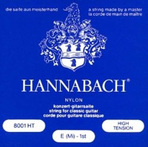 Hannabach Saiten blau fA r Klassik Gitarre Nylon versilbert umsponnen