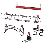 Rubbermaid Outdoor Storage Garden Shed Wall Space Maximizing 5 Piece Modular Accessory Kit for Organizing Yard Tools and Supplies