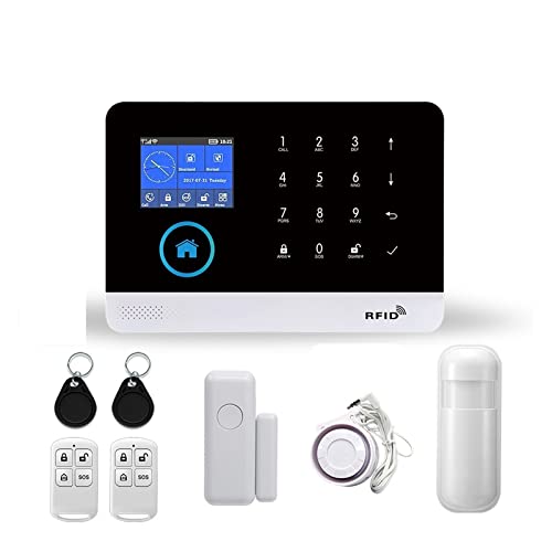 Sistema di sicurezza domestica di allarme di sicurezza domestica GSM con allarme antifurto rilevatore di sensore di movimento wireless for allarme casa giardino APP Tuya(A)