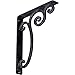 Ekena Millwork BKTM01X10X12SAVAPW Metal Bracket, 1 1/2" W x 10" D x 12" H, Antiqued Pewter