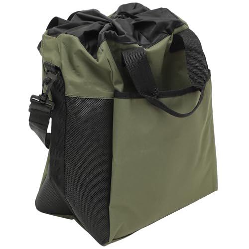 Healeved Bolsa de Almacenamiento para Botas de Pesca Red Transpirable, Bolsa Ajustable para Botas de Agua y Vadeo, Contenedor Portátil Correa de Hombro para Uso en Exteriores de Pesca