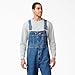 Dickies Men's Denim Bib overalls and coveralls workwear apparel, Stone Washed Indigo Blue, 34W x 30L US