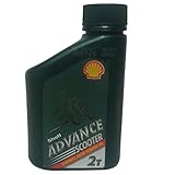 2-Takt, zwei Zeit Gehäuse Advance 2 Schlag Halb Synthetisch Öl 500ml, Roller Rasen Rasenmäher Kettensäge (Box von 1)