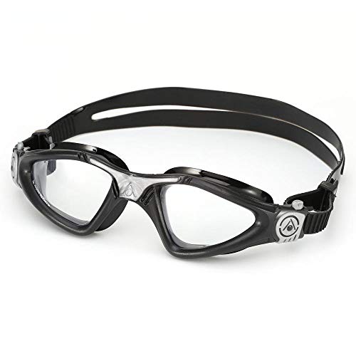 Aqua Sphere Kayenne   Gafas de Natación   Adultos   Lente Claro   Negro/Plata