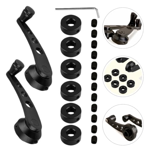 FOYTOKI 4Pcs Car Window Crank Handle Durable Auto Window Winder Replacement Easy Installation Compatible with Various Models Stylish Design - Image 4