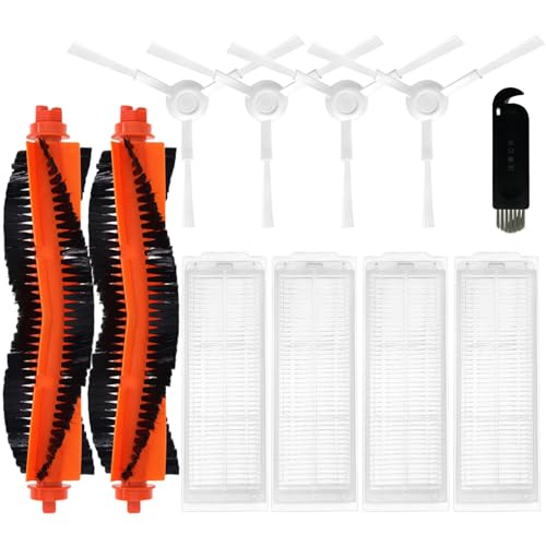 Opiniones y reviews de Cepillos y mopas - los más vendidos. 41 Piezas de repuesto para Xiaomi Vacuum Mop 2S / Mop P/Mop Pro / XMSTJQR2S / STYTJ02YM Mi Robot Accessory, 2 cepillo para polvo principal 4 filtro 4 cepillo para polvo lateral 1...
