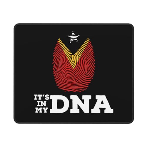 Tapis De Souris Le Timor Oriental, C'est dans Mon Adn Gamer Mouse Pad Étanche Accessoires De Jeu Mac Et Pc Lavable Mousepad pour Bureau Pc Clavier 25X30Cm