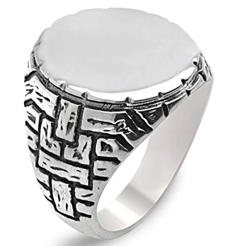 mysilverworld Solid 925 Sterling Silver The Pit Cukur Yamac Men's Ring (9)