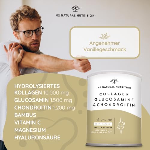 Kollagenhydrolysat von N2 Natural Nutrition für Gelenke und Knorpel