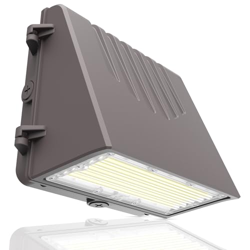 Full Cut Off LED Wall Pack Light, Adjustable Power (60W/90W/100W/120W) & CCT (3000K/4000K/5000K), Optional Photocell Sensor, UL & DLC Certified, Dark Sky Compliant, for Warehouse & Outdoor Lighting