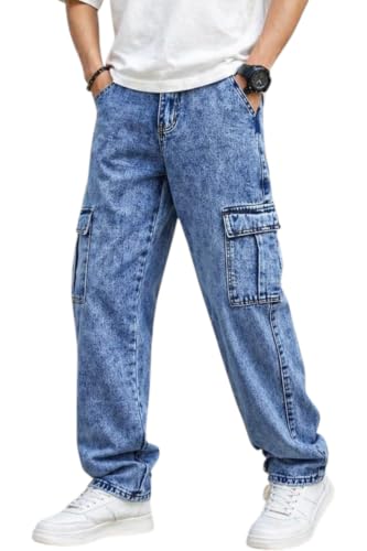 Image of ODDMONKEY Men Jeans || Cargo Jeans for Man ||Cargo Pant for Man || Jeans for Men || Men Cargo Pants || Straight Fit Jeans for Men