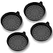Seven Sparta Car Cup Holder Coasters, Silicone Coasters for Cup Holders, Universal Vehicle Cup Holder Coasters, Set of 4 Pack, 3-1/8" Diameter