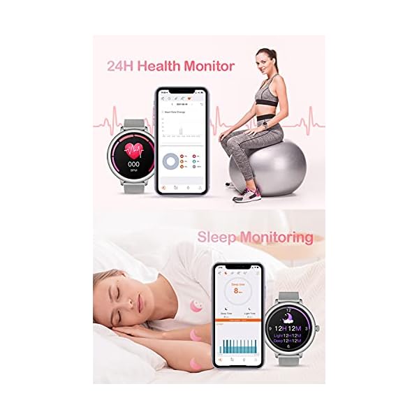 CatShin Smart Watch for Android Phones and iOS Phones - Smartwatch for Women Fitness Tracker