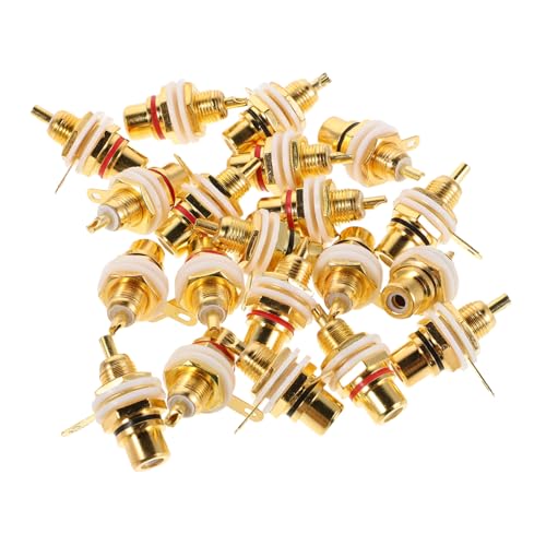 Conector de audio de horquilla para altavoz DIY: terminales de cable en horquilla en pack de 20 u