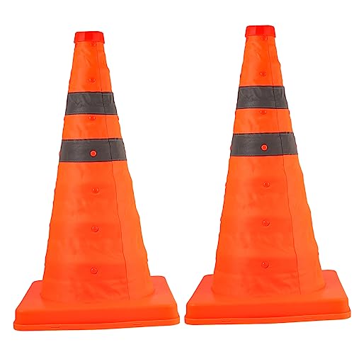 PRETYZOOM 2Piezas Seguridad Plegable Reflectante Para Señalización De Tráfico y Entrenamiento Para Uso Interior y Exterior