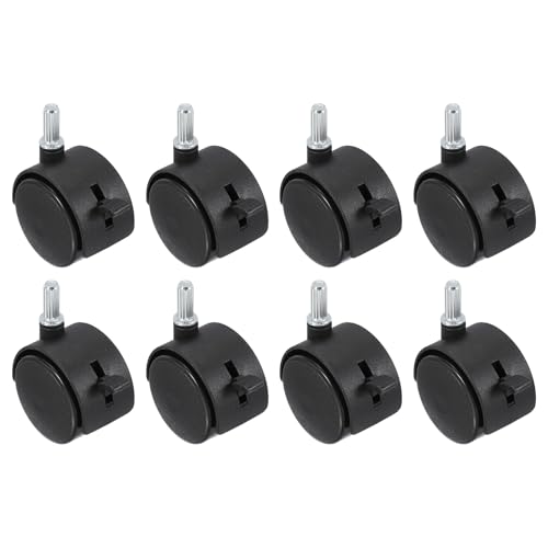 PATIKIL Ruedas De Silla De Oficina De Repuesto 8x20mm 8 Piezas 2