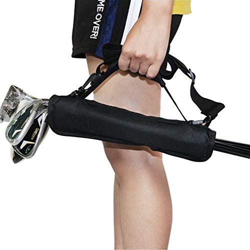 Weilisi Bolsa de transporte para palos de golf, mini bolsa de transporte portátil, bolsa para palos de golf con correa extraíble.