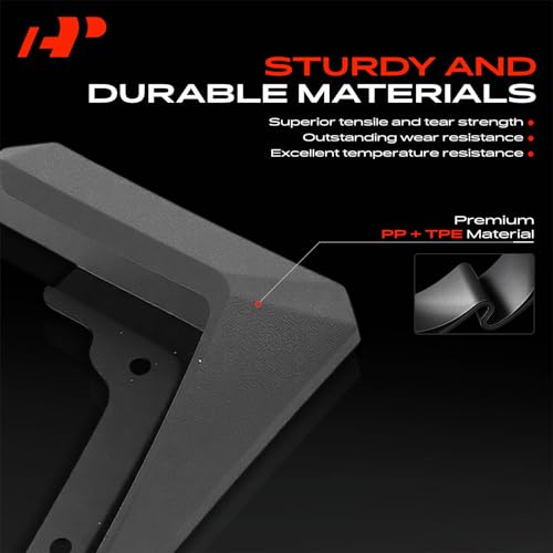 Image of A-Premium Mud Flaps Compatible with Kia | for Kia EV9 2024, No Drilling Required Mud Guards with Hardware Accessories, Set of 4 Front and Rear