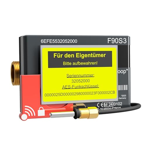 Funk-Wärmezähler Elster F90S3 Qp0 6 DN15 110mm Flügelrad mit integriertem Funk (wireless M-Bus OMS) und Funkschlüssel Eichung 2025 gültig bis 2031 fertig Vorkonfiguriert
