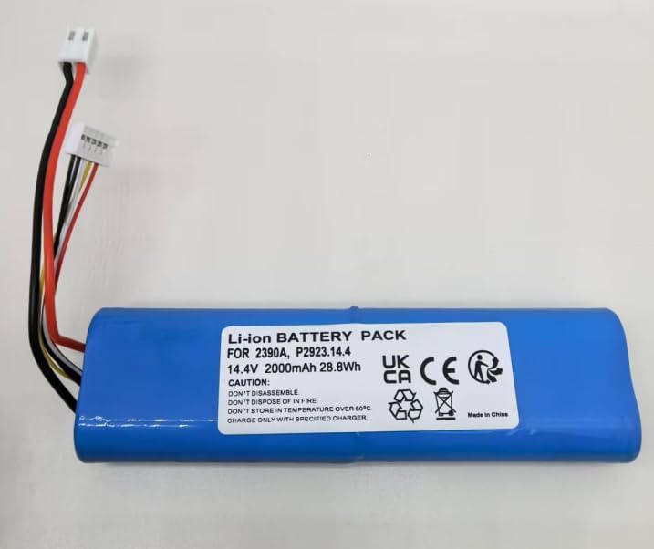 2600mAh Li-ion Replacement Battery for Bissell 2390A, 2390, 23903, P2923.14.4 (2600, Amps)