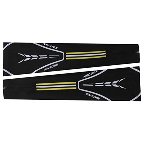 Uriah Cycling Leg Warmers Compression With Zipper Closure Force Black Size Xxl #TOP3