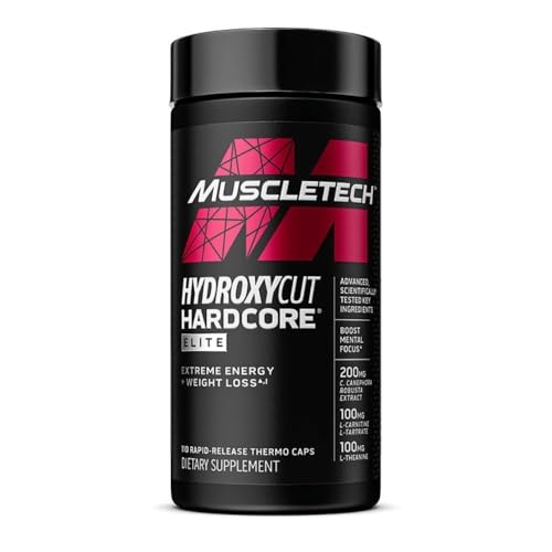 Hydroxycut Performance Series Hydroxycut Hardcore Elite 110 Rapid-Release Thermo Caps