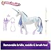 Unicorn Academy, Power of Friendship Glacier, Easter Gifts Idea, Dolls & Unicorn Toys for Girls, Includes Translucent Saddle & Bridle, 11”