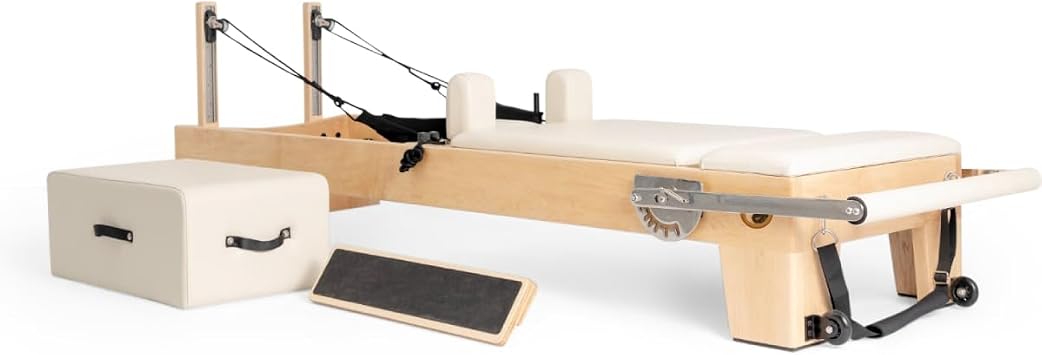 Nano Elite Plus Premium Thick Wood Studio Pilates Reformer by PersonalHour