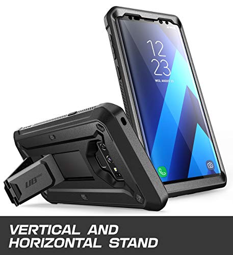 SUPCASE Unicorn Beetle PRO Series Phone Case for Samsung Galaxy Note 9, Full-Body Rugged Holster Case with Built-in Screen Protector for Samsung Galaxy Note 9 2018 (Black)