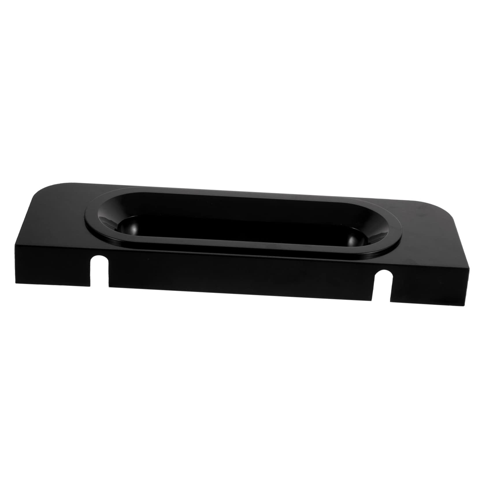 Amosfun 2 Pz accessori per macchine da gelato pezzi di riparazione per gelatieri Vassoio porta gelatiera vassoio portatile Gelataio vaschette per gelato accessori per gelato plastica Black