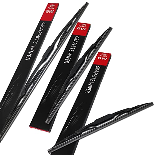 【フロント3本セット】 メガクルーザー ワイパー ワイパーブレード 400mm 400mm 300mm 3本 グラファイト トヨタ 型式 BXD20V FESCO フェスコ GW404030