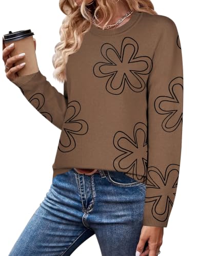 Image of Zeagoo Sweaters for Women Fall Outfits Trendy 2026 Long Sleeve Shirts Bussiness Casual Knit Pullover Sweater Tops