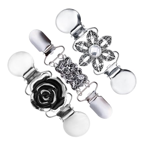 Broche de pull pour femme lot de 3 pinces de cardigan et attaches écharpe