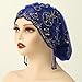 Ethnic Style Women's lace Bead Headscarf Versatile, Fashionable, Handmade Breathable hat